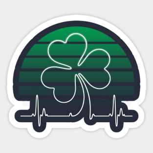 IRISH HEART Sticker